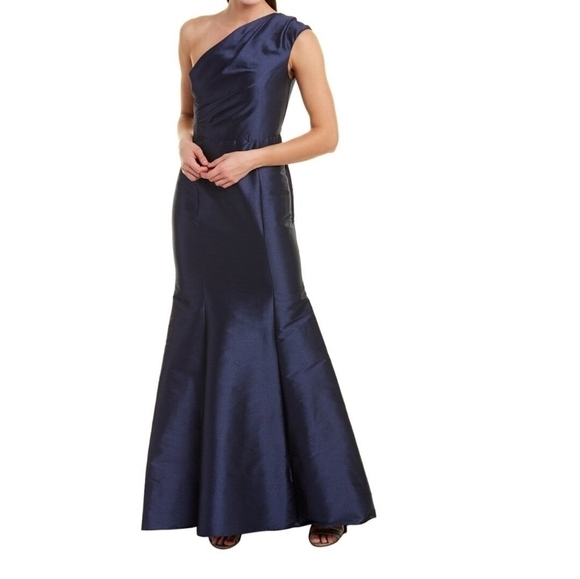 Adrianna Papell One Shoulder Gown - Picture 1 of 16